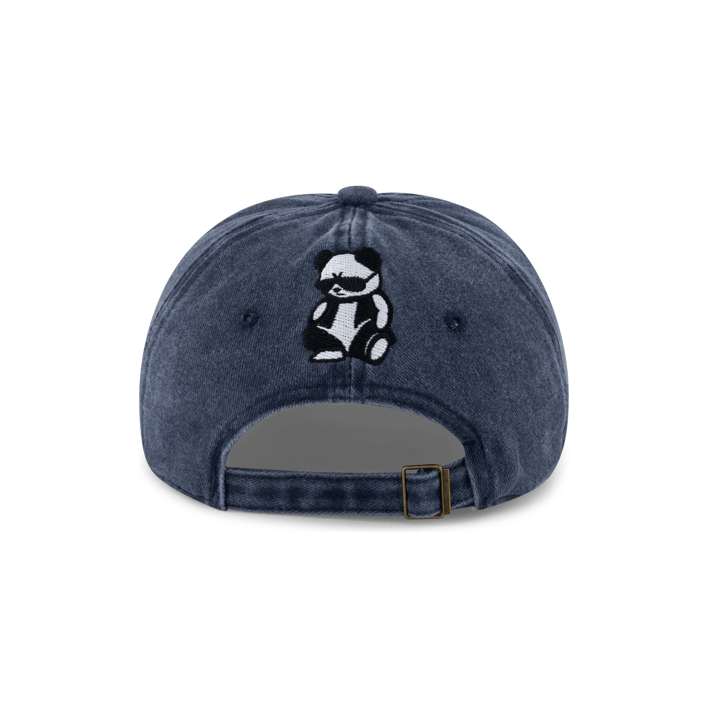 acid wash dad cap in navy