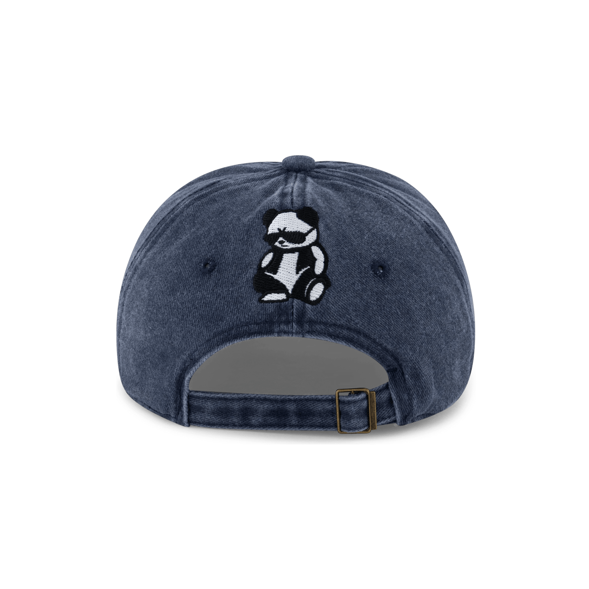 acid wash dad cap in navy