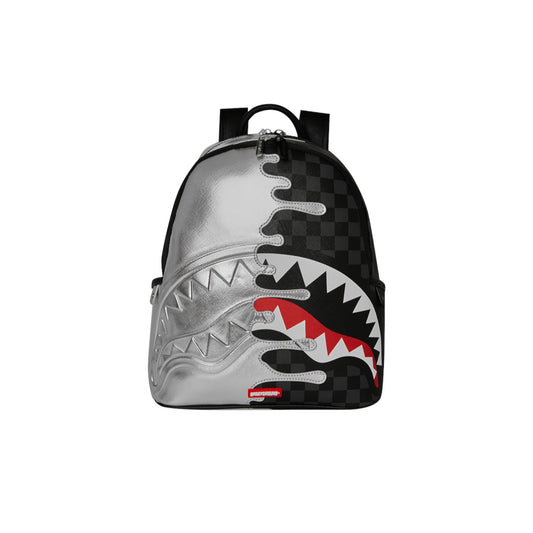 Sprayground SILVER SIDE DRIP SAVAGE BACKPACK