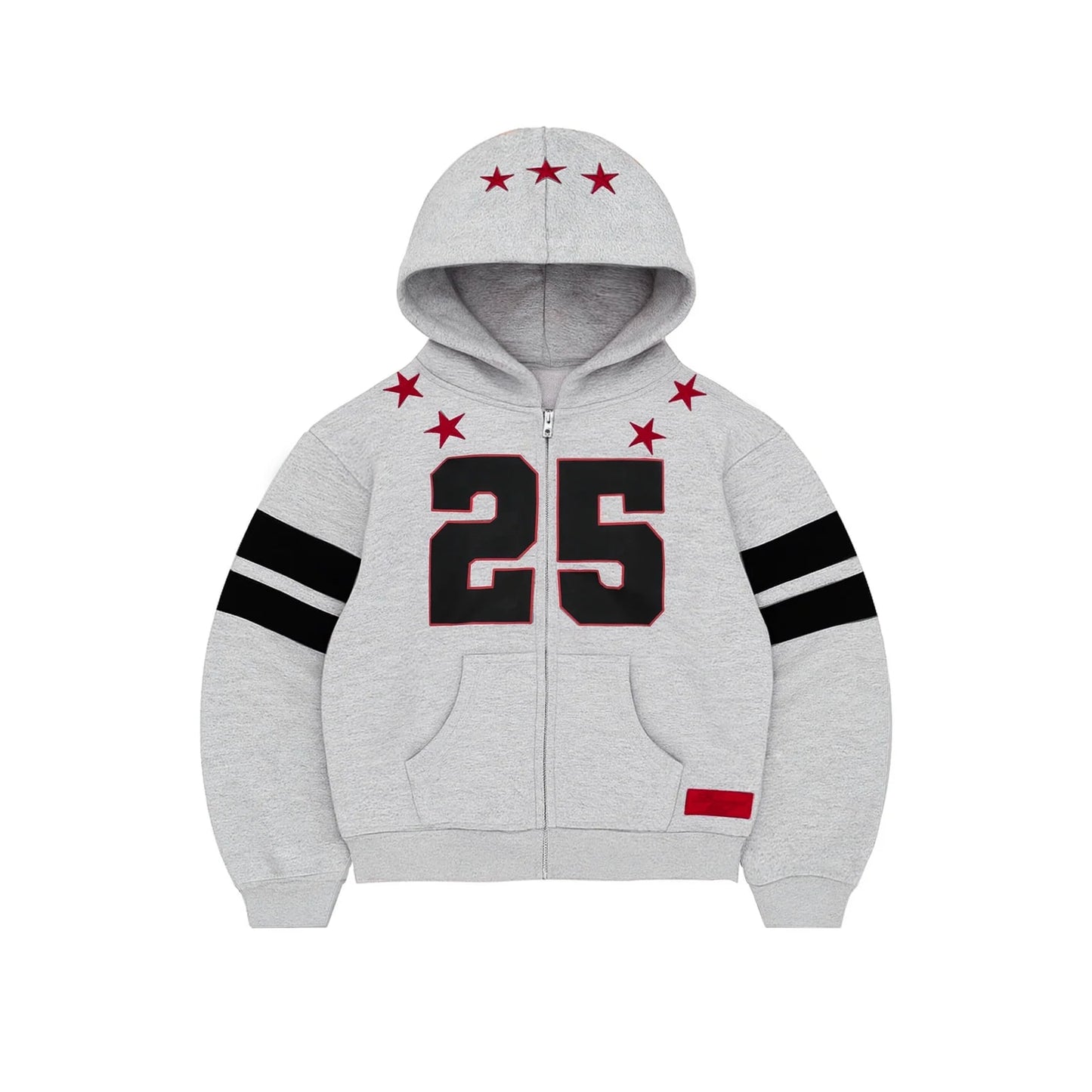 Bravest Studios - Grey Star Zip Hoodie