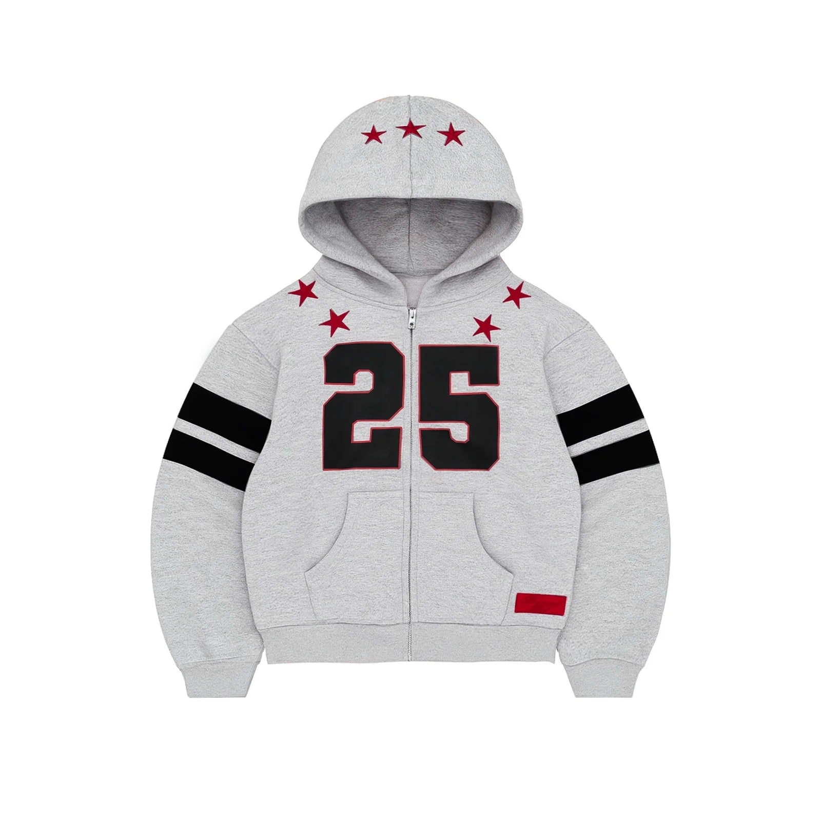 Bravest Studios - Grey Star Zip Hoodie