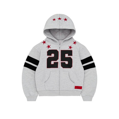 Bravest Studios - Grey Star Zip Hoodie