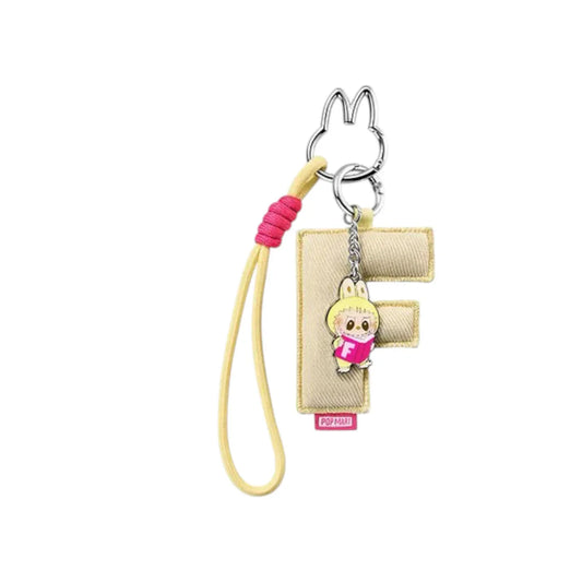 Pop Mart Labubu The Monsters Pin for Love Series "F" Letter Pendant